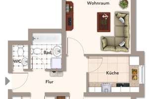 Für Anleger und Vorsorgekäufer...Eigentumswohnung in ER-Sieglitzhof – Die vollständige Adresse der Immobilie erhältst du vom Anbieter., 91054 Sieglitzhof, Erlangen – Vorschaubild 2