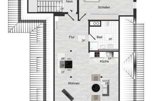 Sichere Wertanlage in München-Pasing: 2-Zimmer-Dachgeschosswohnung / Verkauf mit  Nießbrauch – Die vollständige Adresse der Immobilie erhältst du vom Anbieter., 81241 Pasing, München – Vorschaubild 10