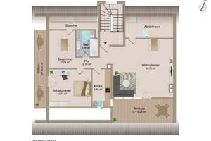 Wunderschöne 3-Zi.-Dachterrassenwohnung mit TG-Stpl. in S-Bahn-Nähe – Die vollständige Adresse der Immobilie erhältst du vom Anbieter., 81549 Südgiesing, München – Vorschaubild 20