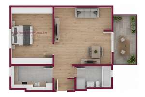 *Bezugsfrei*
Dachgeschoss-Charme in Seehausen – 
2-Zimmer-Wohnung mit Balkon & Stellplatz – Seehausener Allee 38 WE50, 4356 Seehausen, Leipzig – Vorschaubild 9