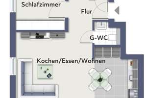 Sonnige Dachterrasse inklusive! Attraktive Dachgeschosswohnung in Mecklenbeck – Die vollständige Adresse der Immobilie erhältst du vom Anbieter., 48163 Mecklenbeck, Münster – Vorschaubild 8