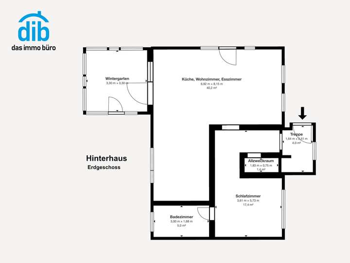 Grundriss Hinterhaus EG