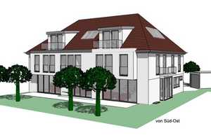 Neubau Reiheneckhaus, Neusäß Klinikumsnah, Erstbezug, Garten, Stellplätze/Carport, Keller – Alte Str 1b, 86356 Augsburg (Kreis) – Vorschaubild 1