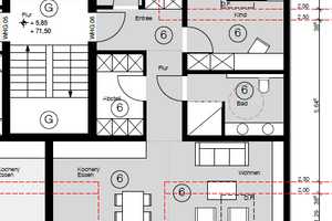 Stilvolle 3-Zimmer-Dachgeschosswohnung mit Balkon in Münster – Elsa-Brändström-Weg 38, 48165 Münster – Vorschaubild 1