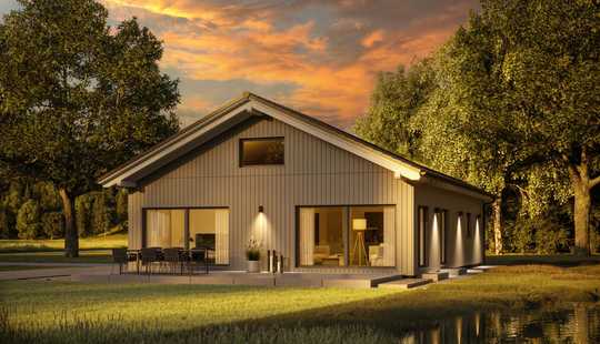 Bild von Barrierefreier Fertighaus-Bungalow: Wohlfühl-Raum, perfekt
geplant, zuverlässig gebaut