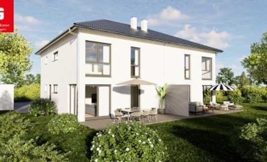 Doppelhaushälfte mit Stadtvillacharakter in zweiter Baureihe - Eigenheim statt Miete