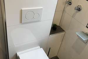 1-Z. Apartment, möbliert, eigenes Badezimmer, Balkon, Terrasse / Küche u. Garten zur Mitnutzung – 63075 Bürgel, Offenbach am Main – Vorschaubild 14