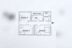 Tauschwohnung: Müncherwohnen gewofag schöne 3-Zimmer mit Loggia