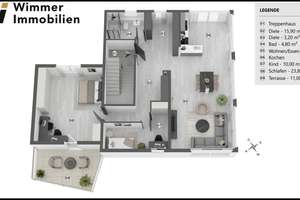 Lichtdurchflutetes Neubau EFH mit Wellness Oase & modernster Ausstattung in Eberspoint-Velden – Die vollständige Adresse der Immobilie erhältst du vom Anbieter., 84149 Velden – Vorschaubild 19