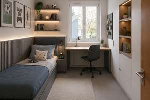 Familienfreundliche 3-Zimmer-Wohnung in Top-Lage von Stuttgart – hochwertige Schreiner-Einbauten  – Hofrat-Mayer-Weg 8, 70374 Espan, Stuttgart – Vorschaubild 4