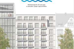 Exklusive 2-Zimmer-Wohnung in Carlstadt mit einer Einbauküche und herrlichem Blick – 40213 Carlstadt, Düsseldorf – Vorschaubild 3