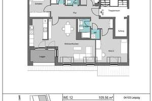 Neubauwohnung mit Loggia: Moderne 4-Zimmer im Zentrum-Ost – Kreuzstraße 25, 4103 Zentrum-Ost, Leipzig – Vorschaubild 15
