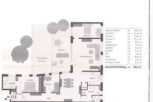 4,5-Zimmer-Wohnung(148 qm) mit gehobener Innenausstattung mit Einbauküche und Terrasse in Heilbronn – Zehentgasse 3, 74072 Heilbronn, Heilbronn – Vorschaubild 2