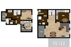 Penthousewohnung über 2 Etagen (Maisonette) mit 2 Balkonen, 2 Bädern, Stellplatz uvm...! – Hafenstr. 15, 39106 Alte Neustadt, Magdeburg – Vorschaubild 2