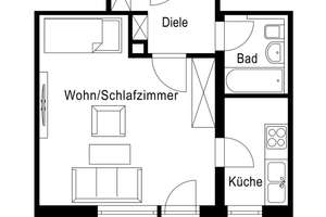 AUFRECHT °Hoch hinaus wohnen° – Gemütliches 1-Zi.-Apartment mit Balkon – Die vollständige Adresse der Immobilie erhältst du vom Anbieter., 80995 Lerchenau-West, München – Vorschaubild 13