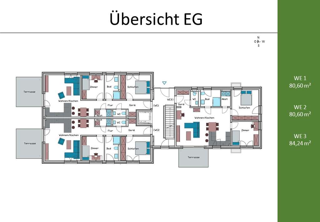 Immobilie in Estenfeld - Verkaufe Eigentumswohnung EG mit Grünfläche (WE1) - Bild 2