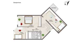 HB-Burgdamm: Großzügiges Split-Level-Reihenhaus mit Keller und Garage – Die vollständige Adresse der Immobilie erhältst du vom Anbieter., 28717 Burgdamm, Bremen – Vorschaubild 20