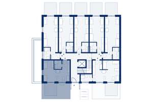 RESERVIERT! B01: 1-Zimmerwohnung im EG mit Gartenterrasse zur Hausdorffstraße – Hausdorffstraße 348, 53129 Dottendorf, Bonn – Vorschaubild 2