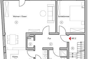 2,5-Zimmer Alt-Gerresheim saniert