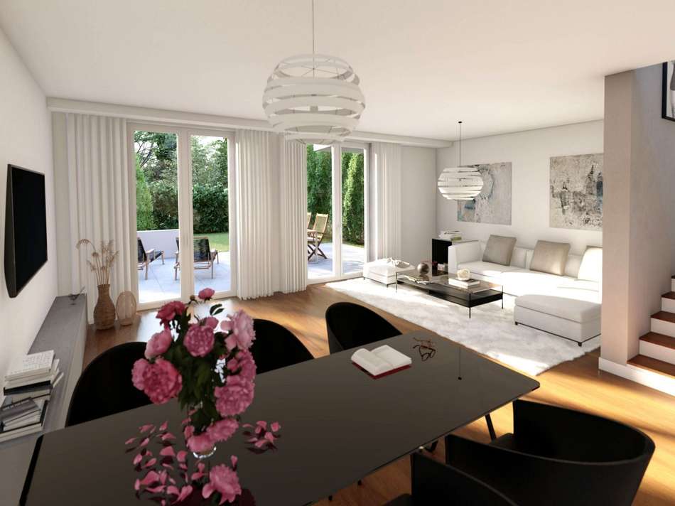 Wohnbereich zum Garten