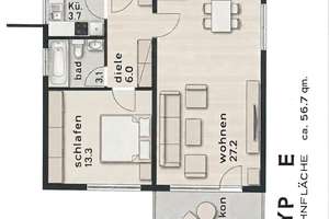2-Zimmerwohnung auf dem Sachsenhäuser Berg – 60598 Sachsenhausen-Süd, Frankfurt am Main – Vorschaubild 16