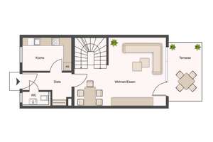 Bezugsfrei! Baujahr 2000 | 2 Pkw-Stellplätze | ausgebautes Studio | Gäste-WC | Keller | Garten – Die vollständige Adresse der Immobilie erhältst du vom Anbieter., 4158 Wiederitzsch, Leipzig – Vorschaubild 4