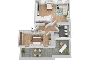 Ihr neues zu Hause: freifinanzierte 2-Zimmer-Wohnung – Bischofsmaiser Straße 4, 10318 Karlshorst, Berlin – Vorschaubild 2
