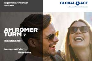 Urban Living am Römerturm – charmante 2-Zimmer-Wohnung! WE 1