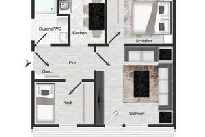 Ihr Rückzugsort im Sauerland – gepflegtes Ferienhaus nahe Winterberg – Die vollständige Adresse der Immobilie erhältst du vom Anbieter., 59872 Meschede – Vorschaubild 22