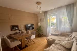 Möblierte Wohnung mit Südbalkon zur Untermiete