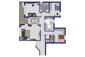 Perfekt geschnittene 4-Zimmer-Wohnung mit zwei Bädern und Außenstellplatz – Die vollständige Adresse der Immobilie erhältst du vom Anbieter., 97076 Lengfeld, Würzburg – Vorschaubild 6