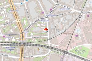 Flingern-Nord: Sehr schönes Studio / Apartment im Stil-Altbau – 40235 Flingern Nord, Düsseldorf – Vorschaubild 10