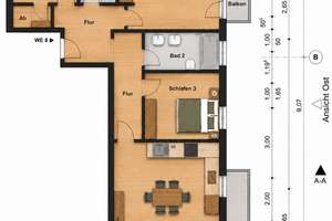 WOHNEN im GRÜNEN: ERSTBEZUG im LUXUS Neubau: QNG + KFW: 4-Zi-Whg mit 2 Bädern + RIESEN SÜD Terrasse – Die vollständige Adresse der Immobilie erhältst du vom Anbieter., 14195 Lichterfelde, Berlin – Vorschaubild 4