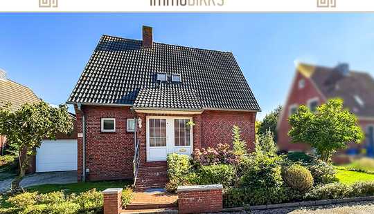 Bild von Emden: Sackgassencharme – Einfamilienhaus mit Garage und Wintergarten