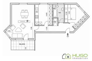 Helle 2-Zimmer-Wohnung mit großzügigem Wohn-Essbereich, Balkon in begehrter Wohnlage – Die vollständige Adresse der Immobilie erhältst du vom Anbieter., 42113 Uellendahl-Katernberg, Wuppertal – Vorschaubild 23