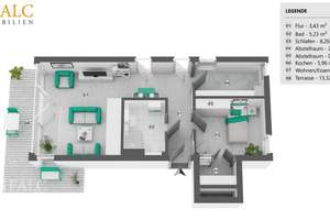 Investieren in Qualität. Stilvoll wohnen. - Erdgeschosswohnung in OL-Donnerschwee – Die vollständige Adresse der Immobilie erhältst du vom Anbieter., 26123 Bürgeresch, Oldenburg (Oldenburg) – Vorschaubild 9