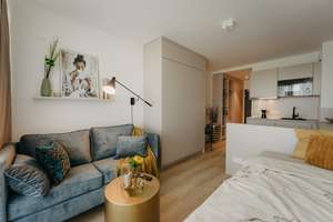 THE SAXXON: The Cozy Studio -  20% Early Bird Discount for 6 months: € 981 warm rent* – 60598 Sachsenhausen-Süd, Frankfurt am Main – Vorschaubild 4