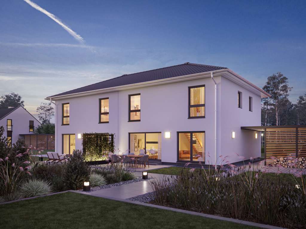 Immobilie in Bickenbach - NEUBAU / PROJEKTIERUNG - DOPPELHAUSHÄLFTE IN BICKENBACH MIT GRUNDSTÜCK - Bild 0