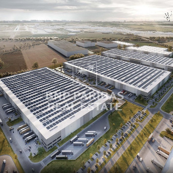 Modernes Logistikzentrum am Leipziger Flughafen