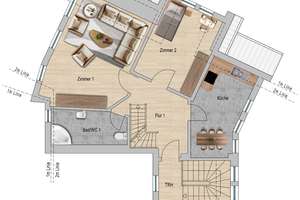 100 m² Altbautraum auf zwei Ebenen in Stuttgart Süd – Die vollständige Adresse der Immobilie erhältst du vom Anbieter., 70199 Heslach, Stuttgart – Vorschaubild 28