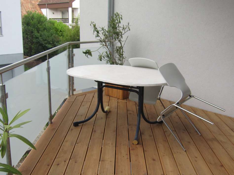Großer Balkon Wohnzimmer