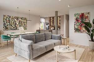 Erstbezug im Geistviertel: hochwertige 3-Zi. -Gartenwohnung mit eigenem Garten & Terrasse – Saarbrücker Straße 104, 48151 Geist, Münster – Vorschaubild 2