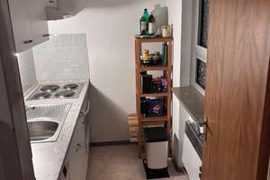 Panoramablick über die Theresienwiese: Helles 1-Zimmer-Apartment mit TG-Stellplatz – Theresienhöhe 6a, 80339 Schwanthalerhöhe (Ortsteil), München – Vorschaubild 8