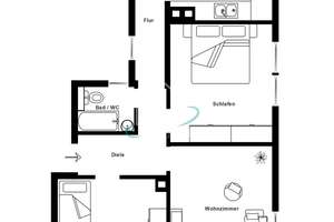 Vermietete 3-Zimmer-Wohnung in modernisiertem Altbau mit Cashflow & Abschreibung – Die vollständige Adresse der Immobilie erhältst du vom Anbieter., 70372 Kurpark, Stuttgart – Vorschaubild 5