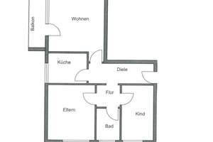 Top Lage** 3 Raum-Wohnung mit Balkon in Oberhausen-Königshardt – Pfalzgrafenstr. 23, 46147 Sterkrade-Nord, Oberhausen – Vorschaubild 10