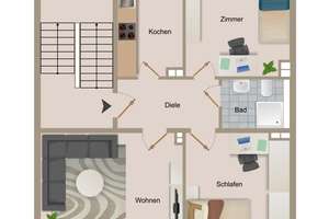 ***FREIE 3 ZIMMER NAHE DER KÖ - EXTREM GUT GEEIGNET FÜR WG VERMIETUNG *** – Die vollständige Adresse der Immobilie erhältst du vom Anbieter., 40215 Friedrichstadt, Düsseldorf – Vorschaubild 1