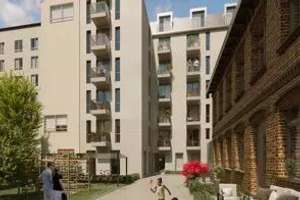Weißensee: Berliner Allee: ERSTBEZUG im NEUBAU - ab SOFORT: Möblierte 1-Zi-Whg, 24m² + BALKON - 5.OG – Die vollständige Adresse der Immobilie erhältst du vom Anbieter., 13088 Weißensee, Berlin – Vorschaubild 2