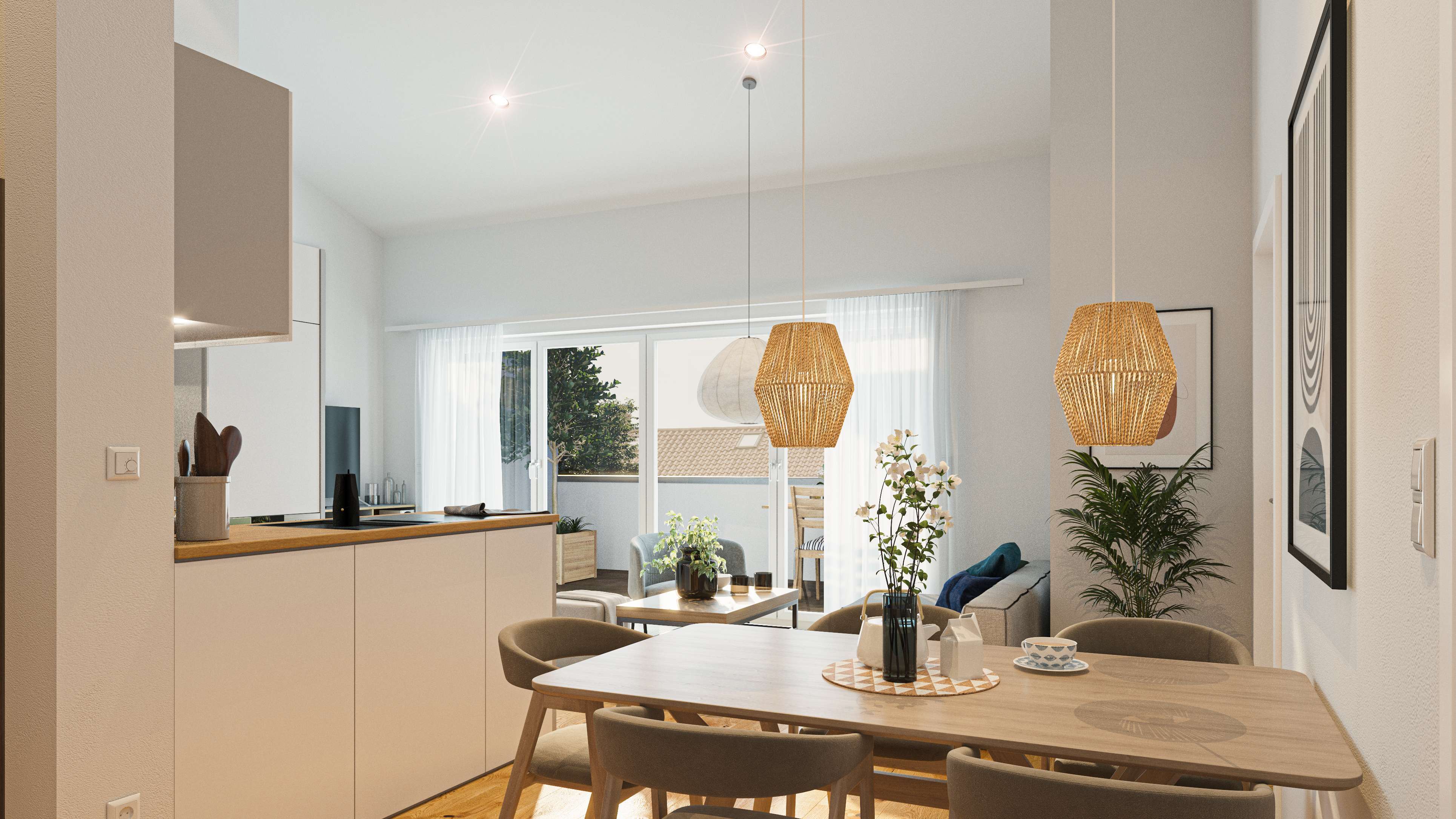 Immobilie in Ottenhofen - 4- Zimmer Penthouse mit Dachterrasse, KFW 40 - Bild 0