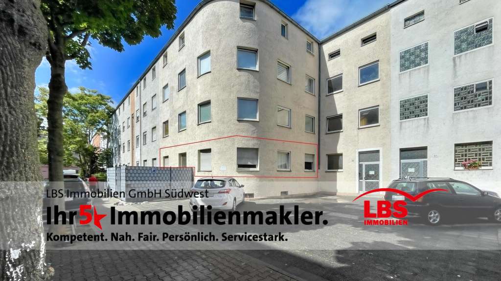 Renditestarkes Sanierungsobjekt im Erdgeschoss – 3-Zimmer-Wohnung in Mannheim-Waldhof