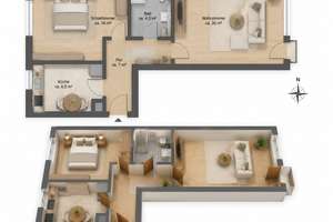 Optimale Kapitalanlage: 2-Zimmer Wohnung - WG geeignet und perfekt angebunden – Die vollständige Adresse der Immobilie erhältst du vom Anbieter., 80807 Milbertshofen, München – Vorschaubild 9